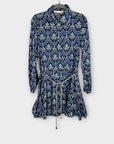 Zara Long Sleeve Cotton Mini Dress - S