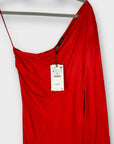 Zara One Shoulder Asymmetric Dress - M (10)
