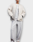 Zara Oversized Quilted Bomber Jacket - M