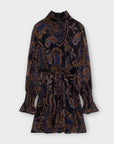 Zara Patterned Mini Dress - XS