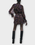 Zara Patterned Mini Dress - XS
