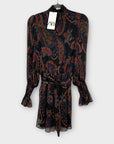Zara Patterned Mini Dress - XS