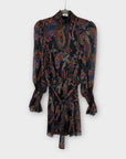 Zara Patterned Mini Dress - XS