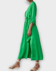 Zara Satin Effect Midi Dress - XS