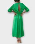 Zara Satin Effect Midi Dress - XS