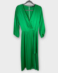 Zara Satin Effect Midi Dress - XS