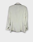 Zara Seamed Straight Cut Textured Blazer - S