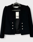 Zara Short Tweed Jacket - 8 (S)