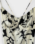 Zara Tropical Floral Print Slip Maxi Dress - S