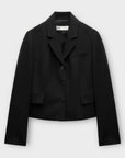 Zara Wool Blend Crop Blazer - 12 (L)