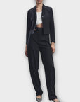Zara Wool Blend Crop Blazer - 12 (L)