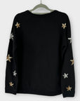 Zoe Krassen Sequin Star Sweatshirt - 10 (M)