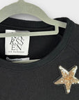 Zoe Krassen Sequin Star Sweatshirt - 10 (M)