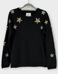 Zoe Krassen Sequin Star Sweatshirt - 10 (M)