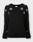 Zoe Krassen Sequin Star Sweatshirt - 10 (M)