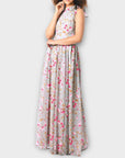eShakti Floral Maxi Dress - 30W