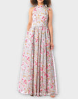 eShakti Floral Maxi Dress - 30W