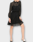iBlues Metallic Polka Dot Dress - 10