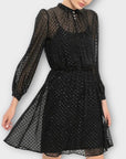 iBlues Metallic Polka Dot Dress - 10