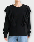 & Other Stories Cotton Frill Jumper - 8 (XS)