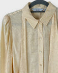 & Other Stories Jacquard Pussy Bow Blouse - 6/8