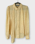 & Other Stories Jacquard Pussy Bow Blouse - 6/8