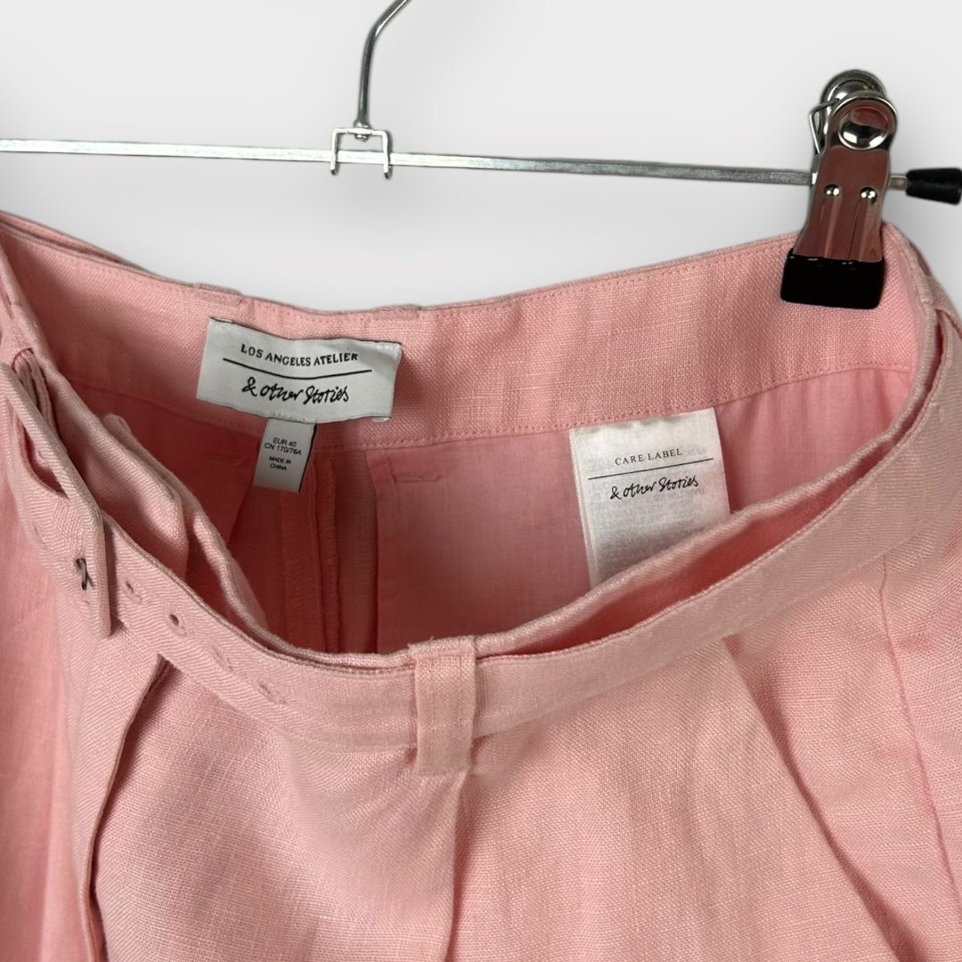 &amp; Other Stories Linen Trousers - 12