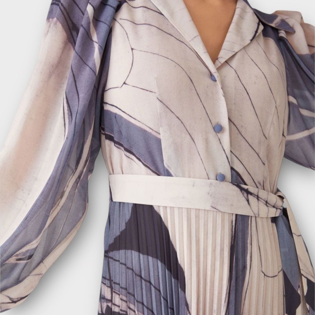 &amp; Other Stories Printed Pleated Midi Dress - 8/10