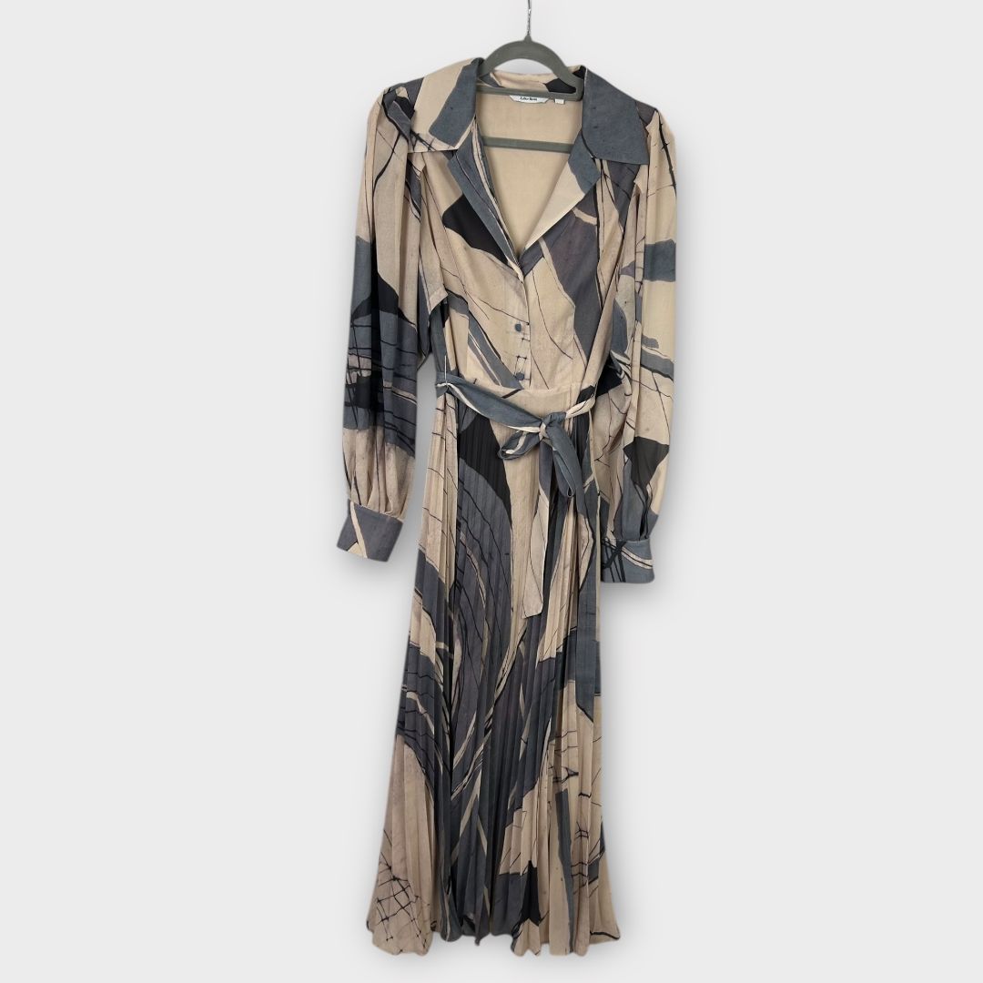&amp; Other Stories Printed Pleated Midi Dress - 8/10
