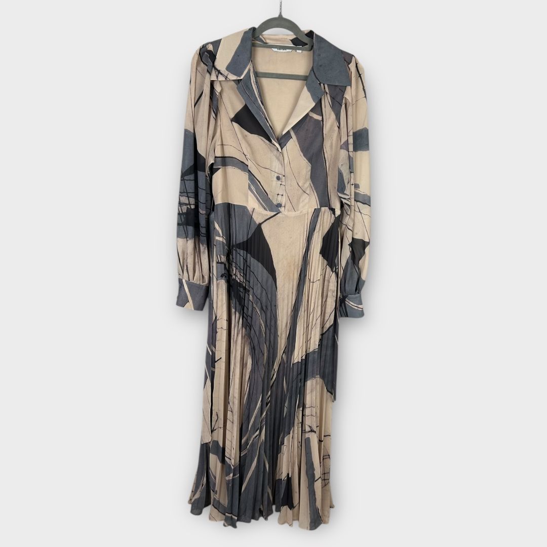 &amp; Other Stories Printed Pleated Midi Dress - 8/10