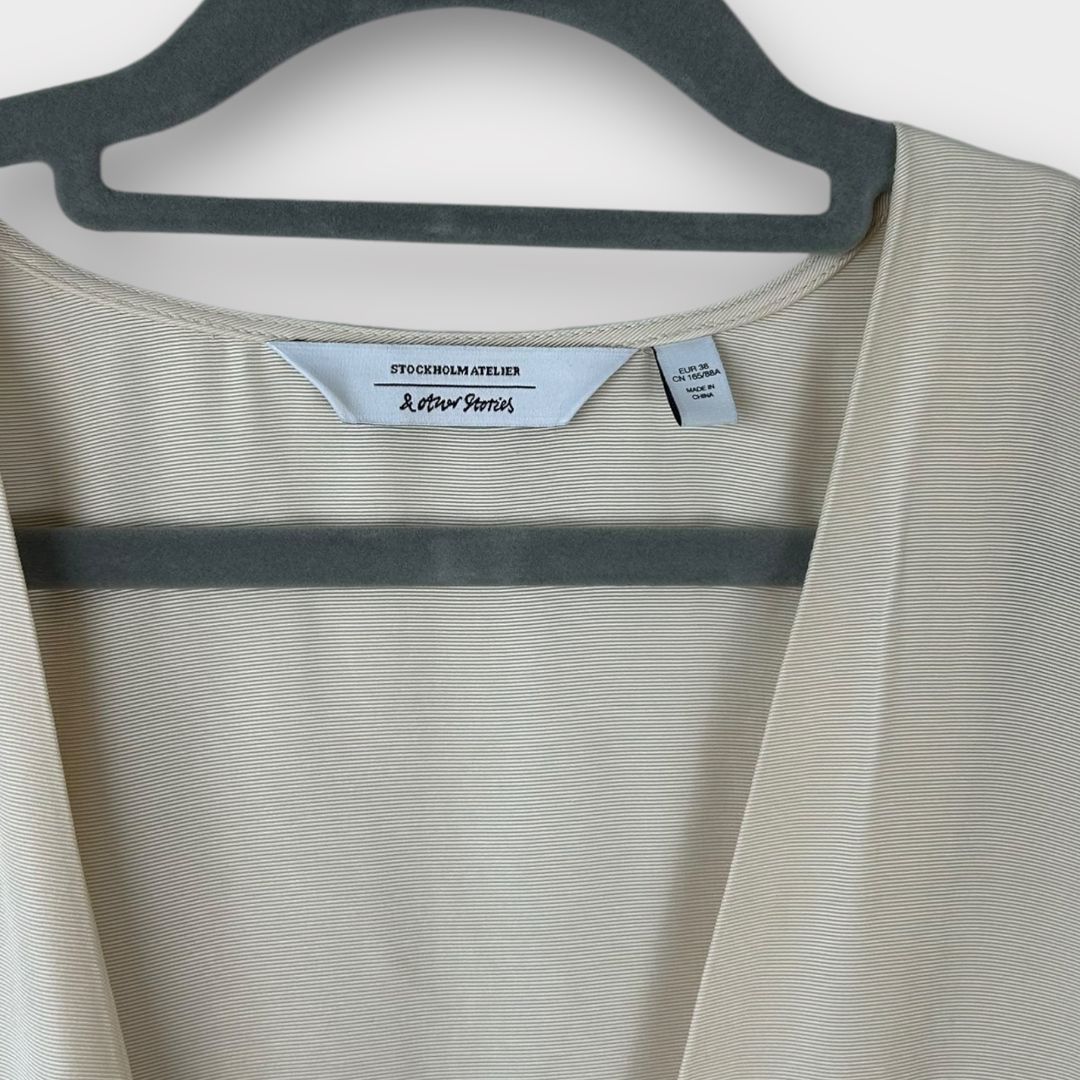 &amp; Other Stories Relaxed Wrap Mini Dress - 10
