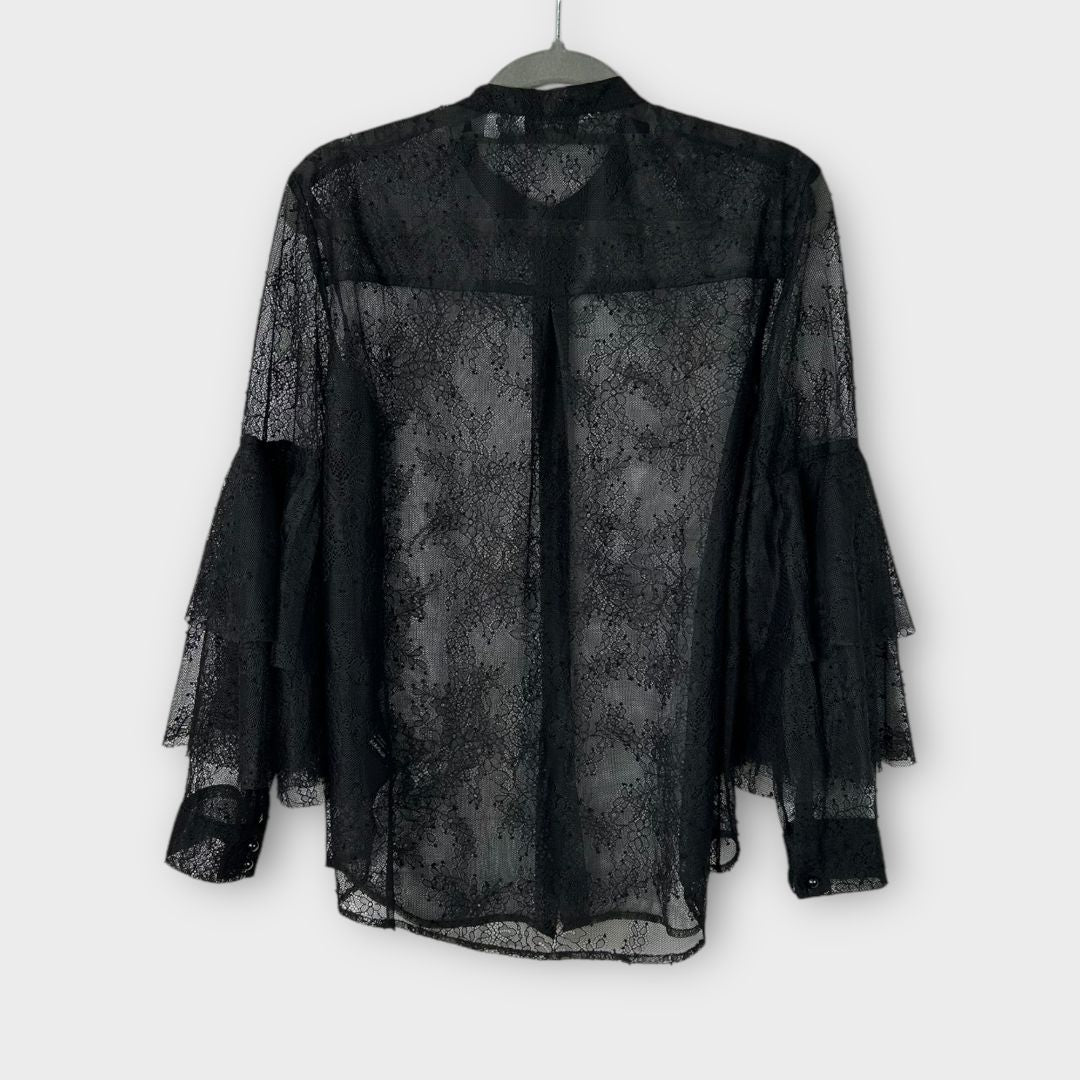 &amp; Other Stories Sheer Lace Top - 8/10