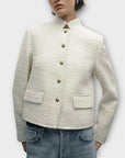 Massimo Dutti Bouclé Jacket - 12 (M)