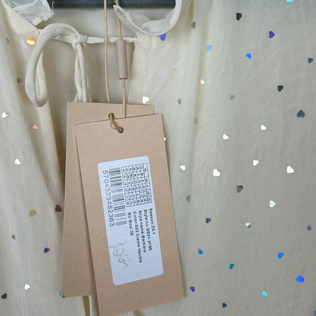 Stella Nova Barbara Sparkly Heart Print Maxi Dress - 12