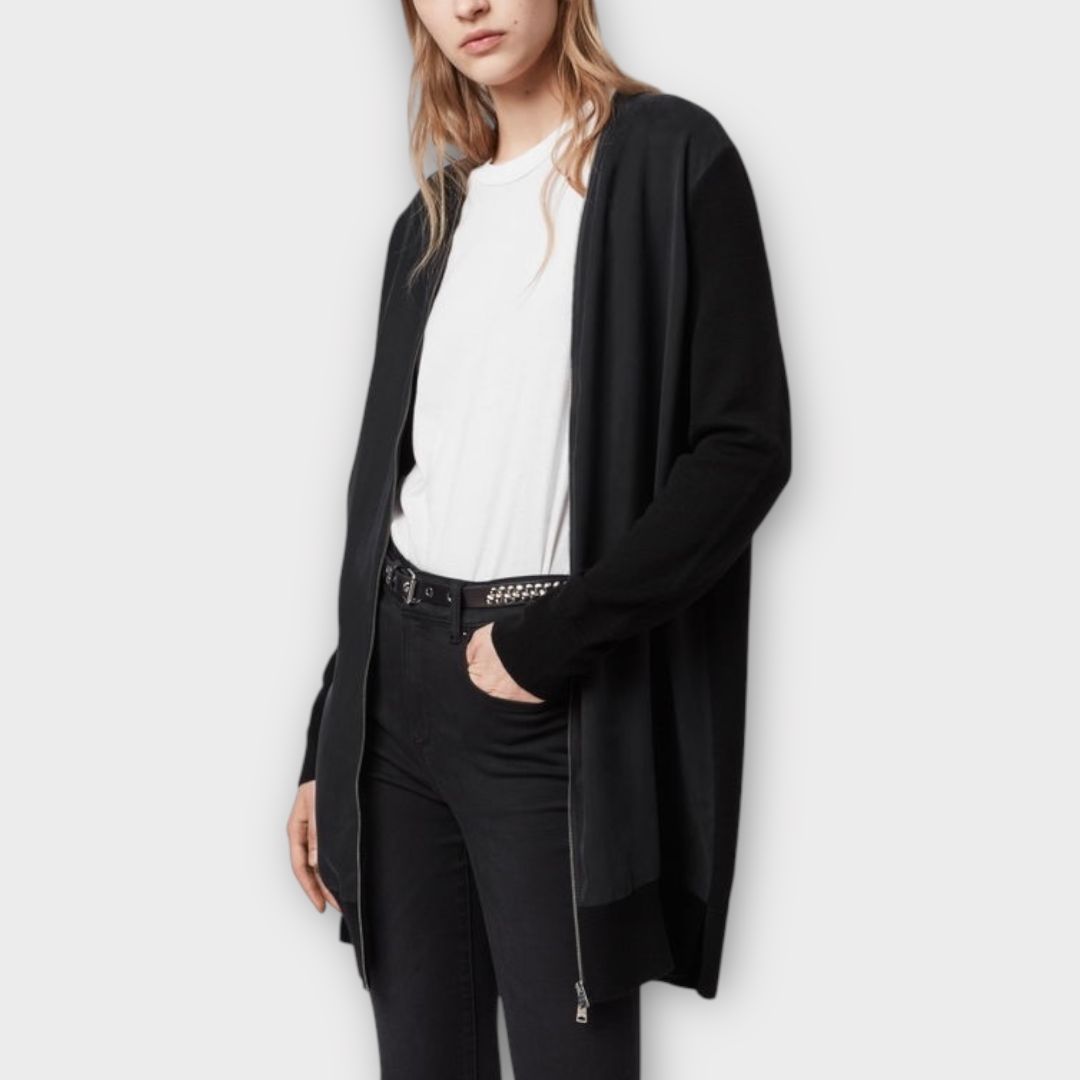 All Saints Jamie Zip Cardigan - 14 (L)