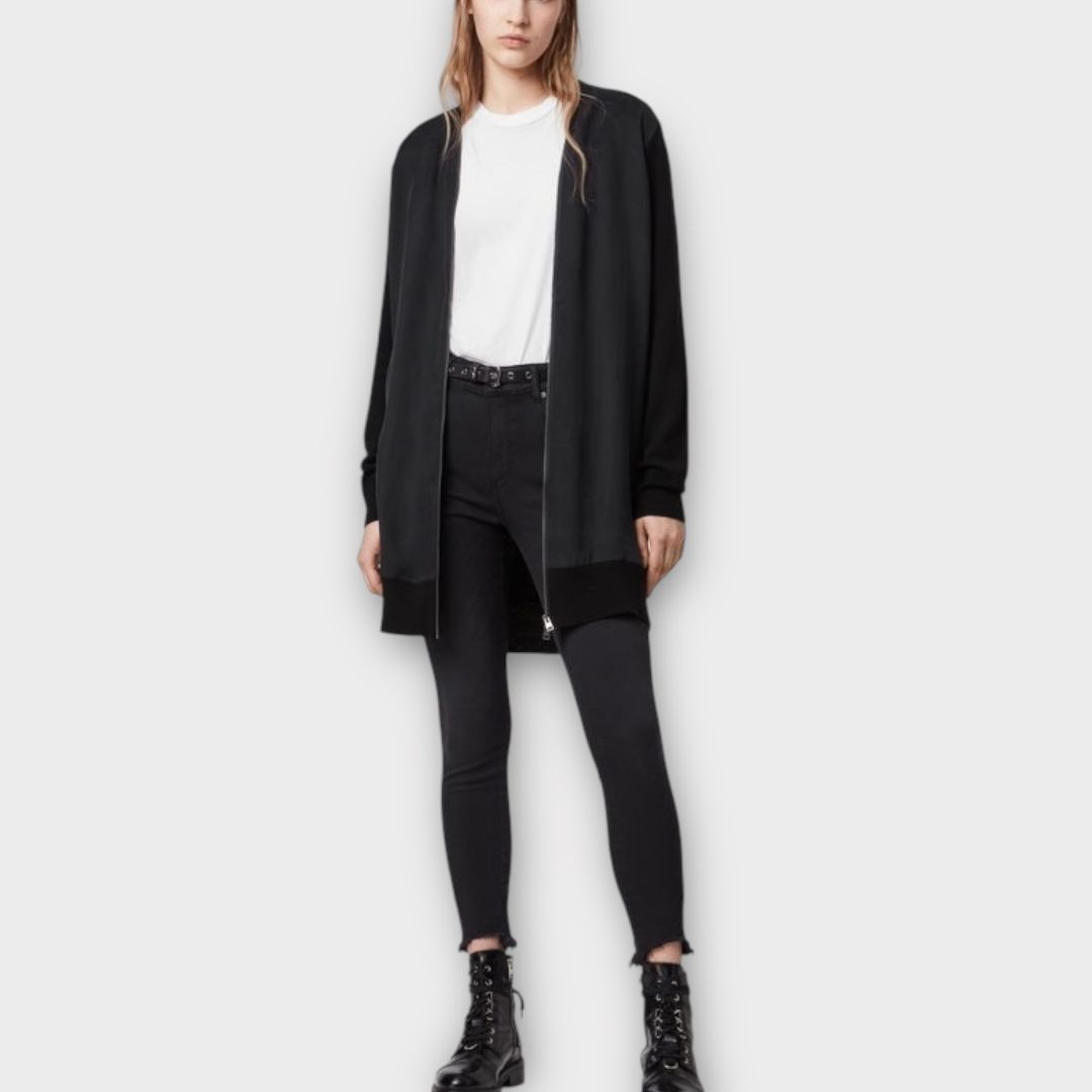All Saints Jamie Zip Cardigan - 14 (L)