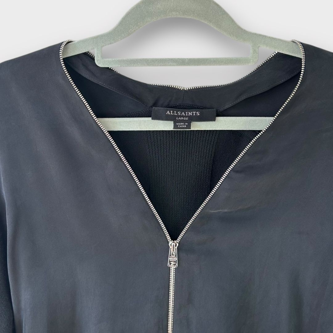 All Saints Jamie Zip Cardigan - 14 (L)