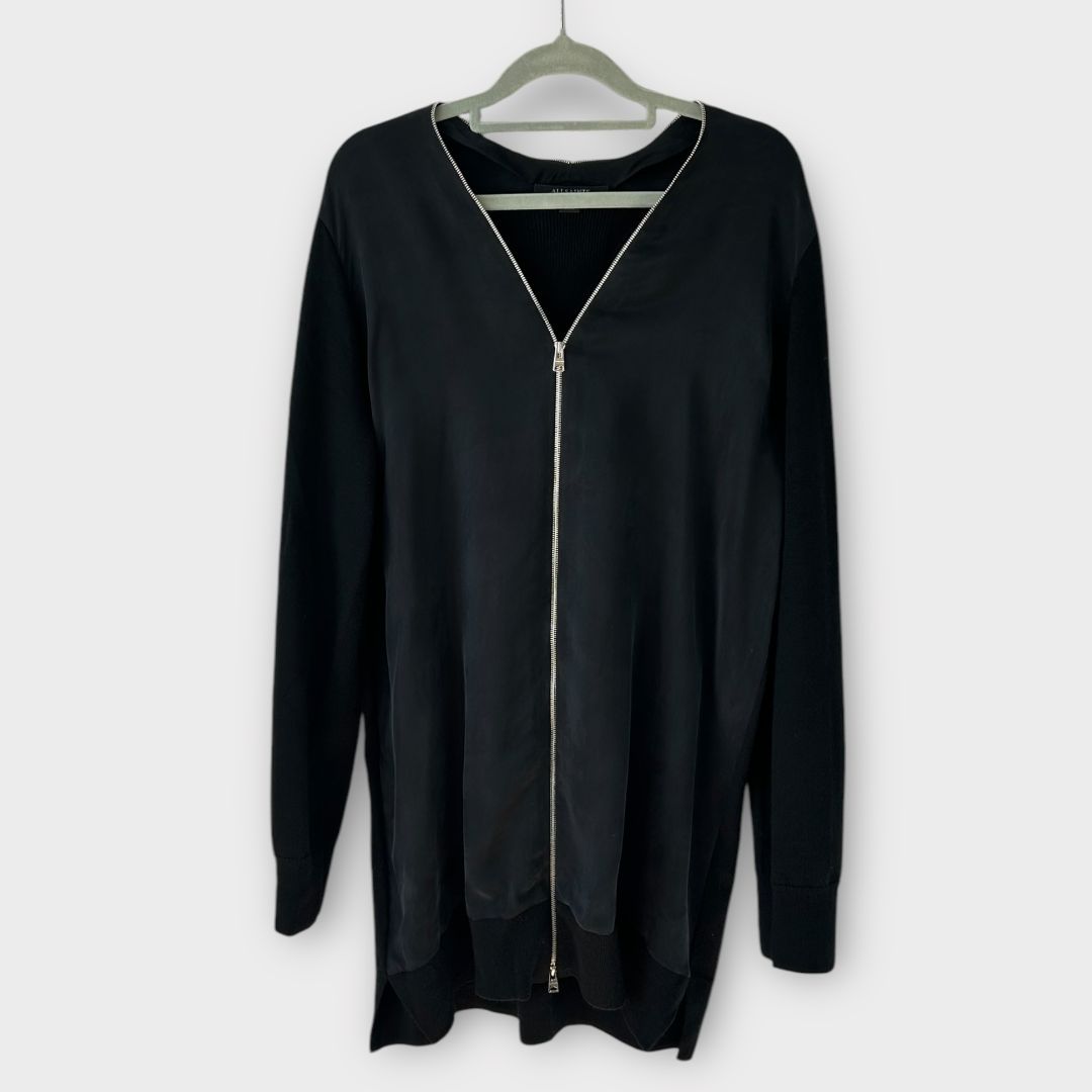 All Saints Jamie Zip Cardigan - 14 (L)