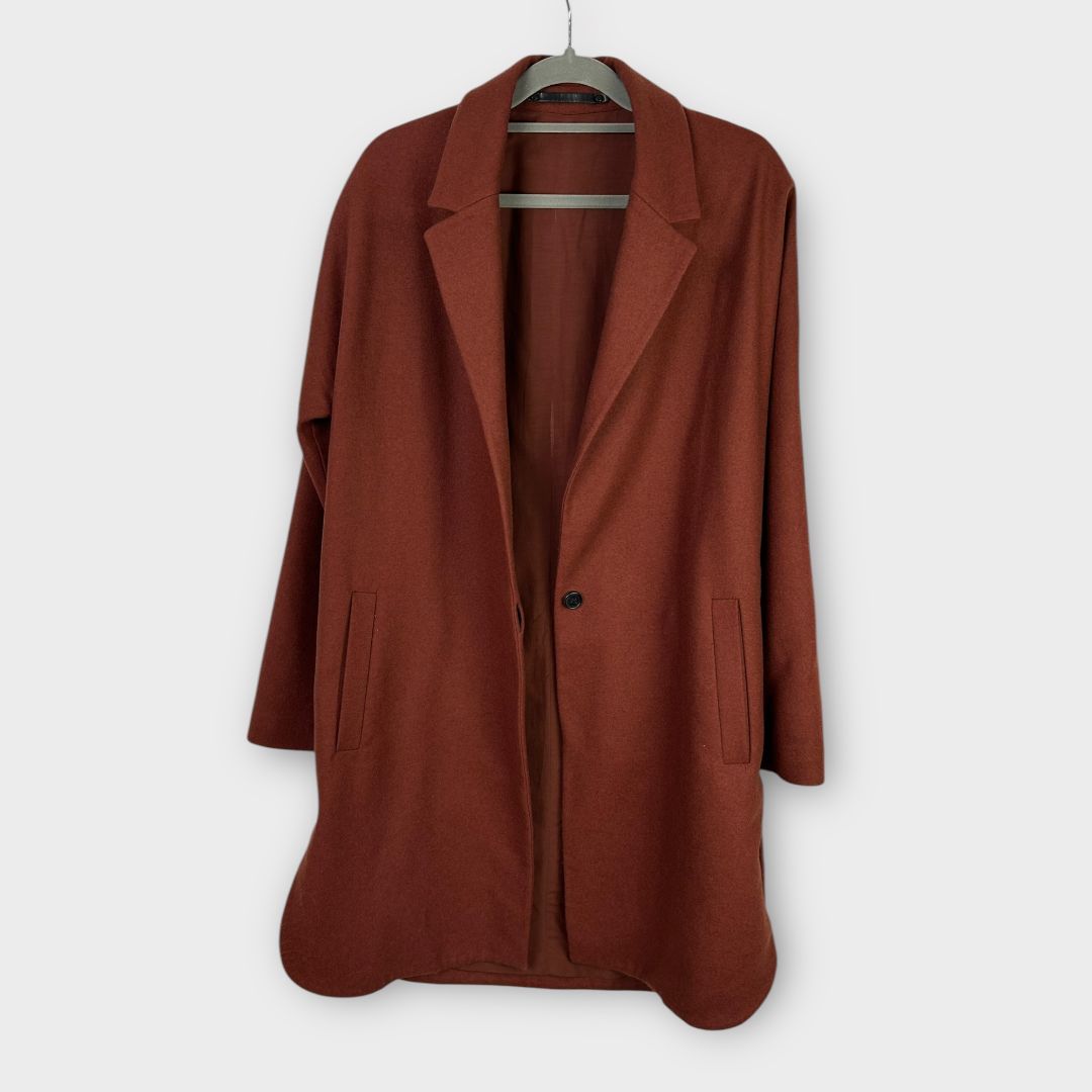 All Saints Vine Wool Coat - M