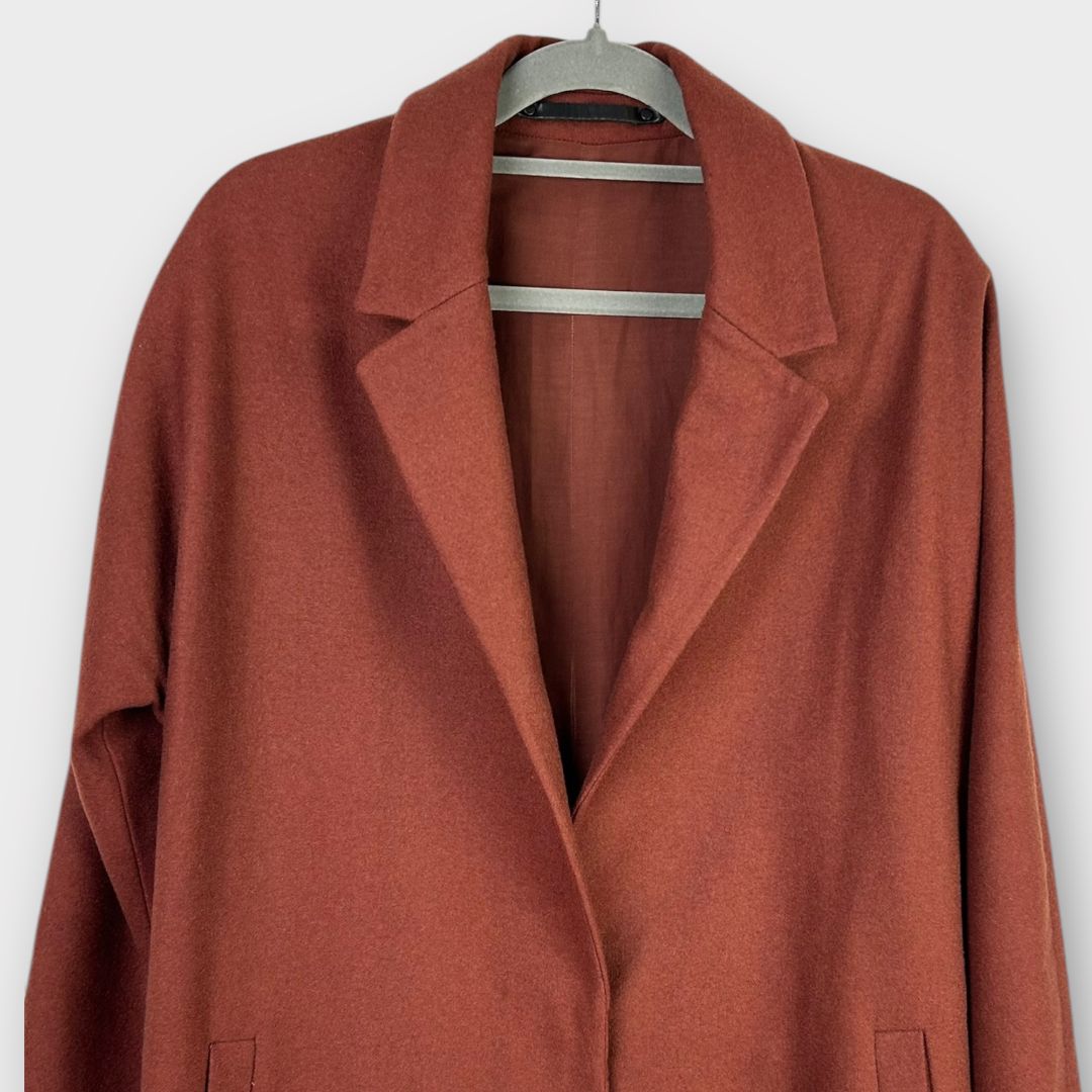 All Saints Vine Wool Coat - M