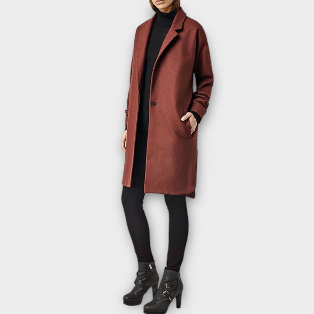 All Saints Vine Wool Coat - M
