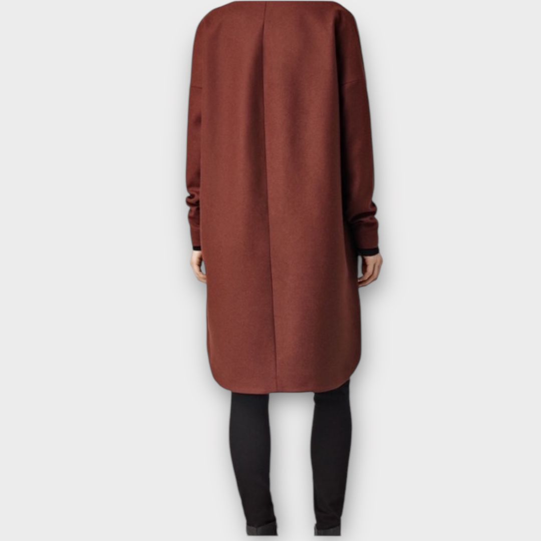 All Saints Vine Wool Coat - M