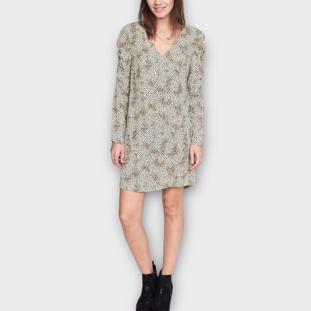 Anine Bing x Gina Tricot Animal Print Dress - 8