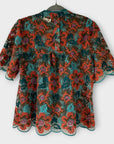 Anthropologie Callaway Swing Floral Blouse - 12/14
