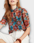 Anthropologie Callaway Swing Floral Blouse - 12/14