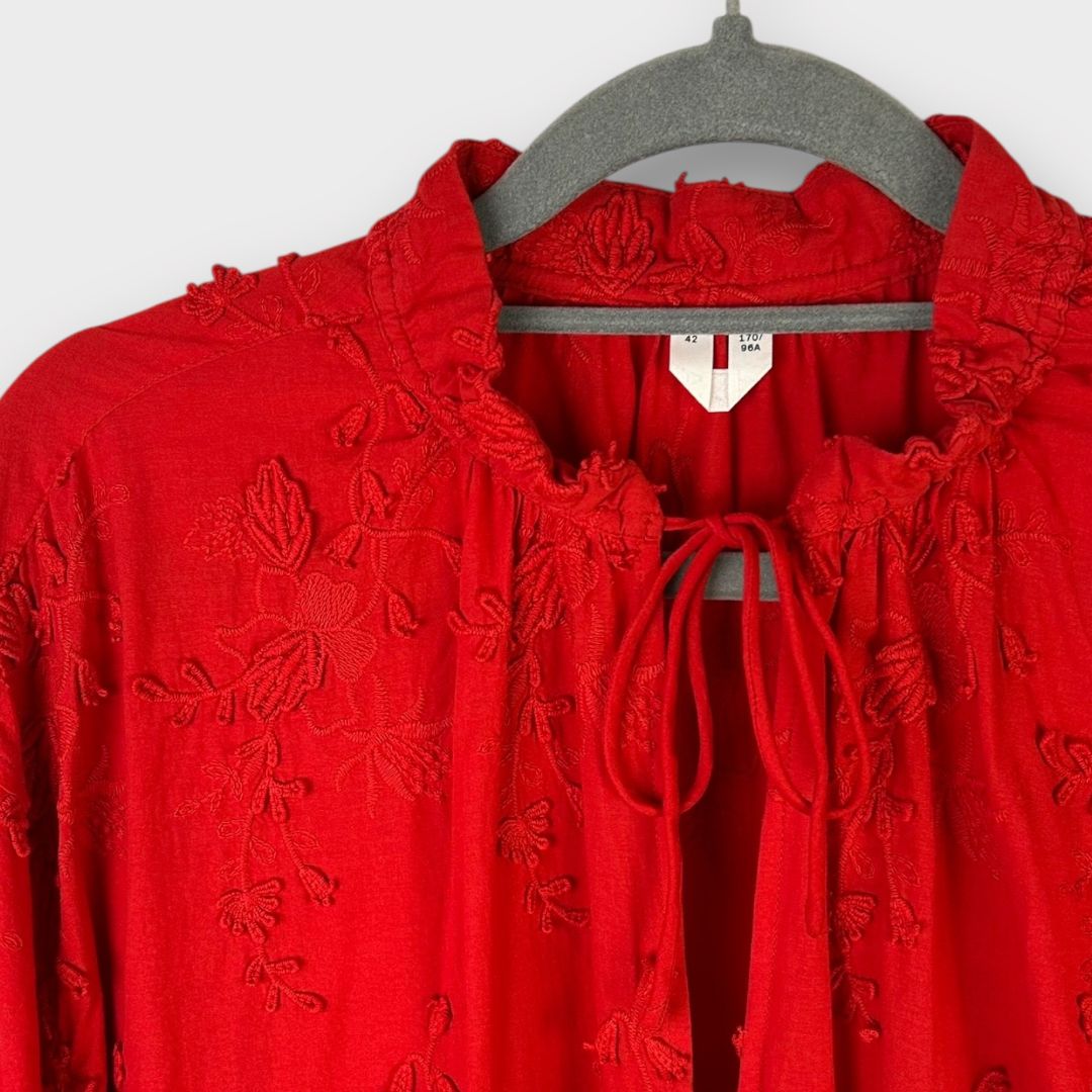Arket Embroidered Maxi Dress - 14