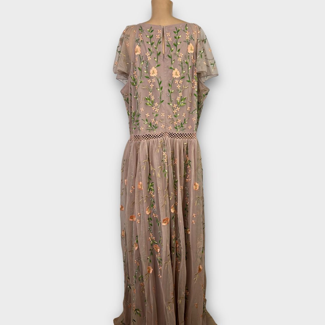 Asos Curve Floral Maxi Dress - 26