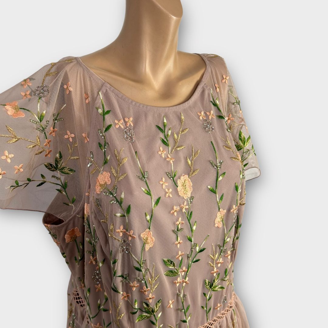 Asos Curve Floral Maxi Dress - 26