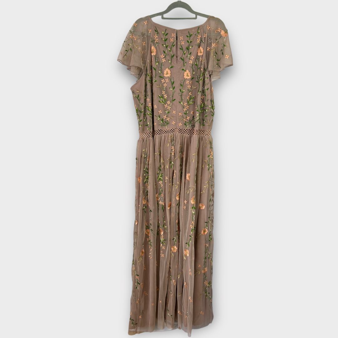 Asos Curve Floral Maxi Dress - 26