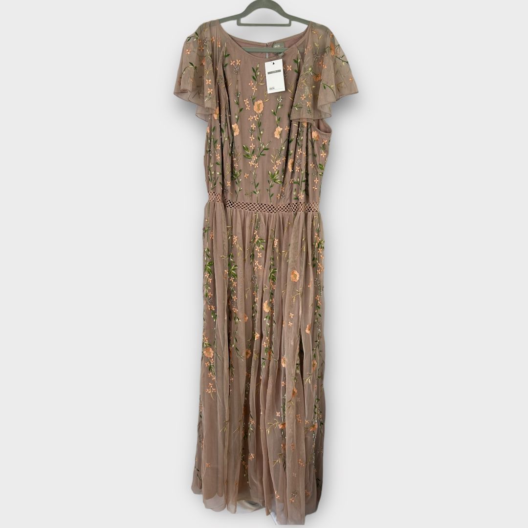 Asos Curve Floral Maxi Dress - 26